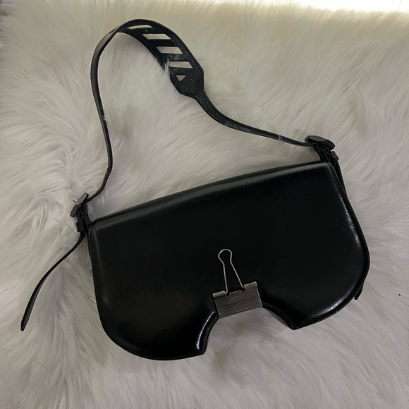 OFF white Swiss flap shoulder bag - Picture 4 of 6